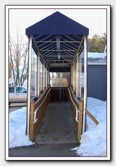 Another Custom Commercial Awning made and installed by Image Awnings