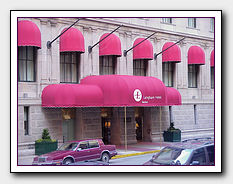 Another Custom Commercial Awning made and installed by Image Awnings