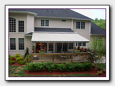 Another Custom Residential Awning made and installed by Image Awnings