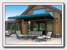 Another Custom Retractable / Motorized Awning made and installed by Image Awnings