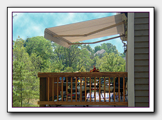 Another Custom Retractable / Motorized Awning made and installed by Image Awnings