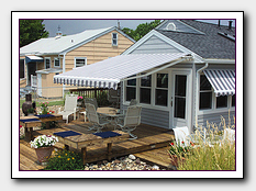 Another Custom Retractable / Motorized Awning made and installed by Image Awnings