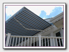 Another Custom Retractable / Motorized Awning made and installed by Image Awnings