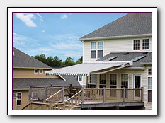 Another Custom Retractable / Motorized Awning made and installed by Image Awnings