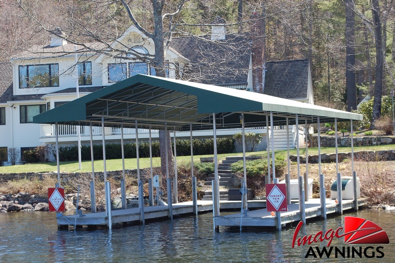 custom boathouse & dock canopies 6