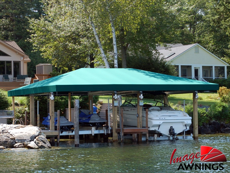 custom boathouse & dock canopies 8