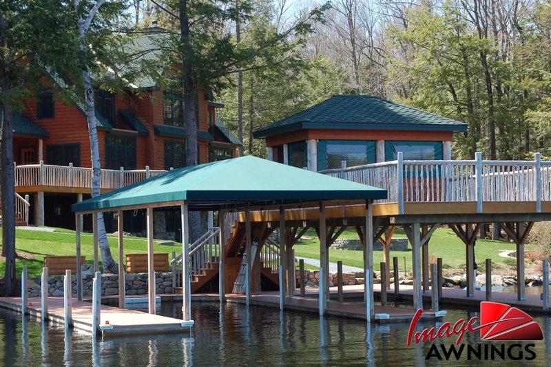 custom boathouse & dock canopies 4