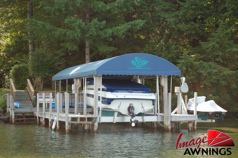 custom boathouse & dock canopies 9