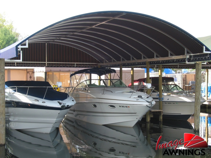 custom boathouse & dock canopies 11